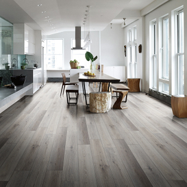 Light Grey Vinyl Plank Flooring ｜Madera ｜Sense